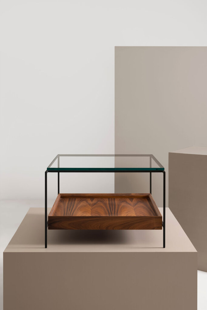 Mesa Lateral Mínima Vidro