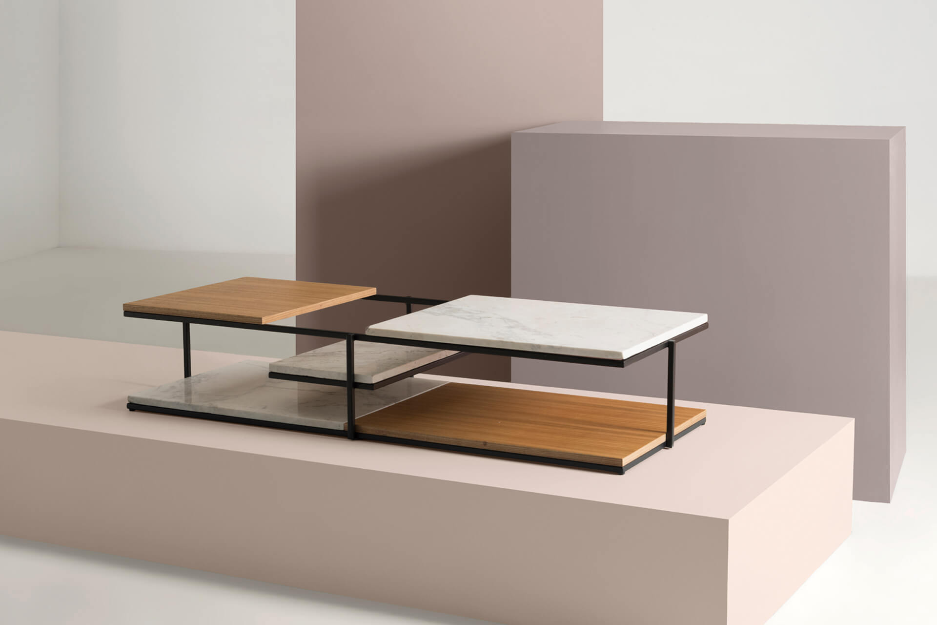 Mesa de Centro Petra Retangular