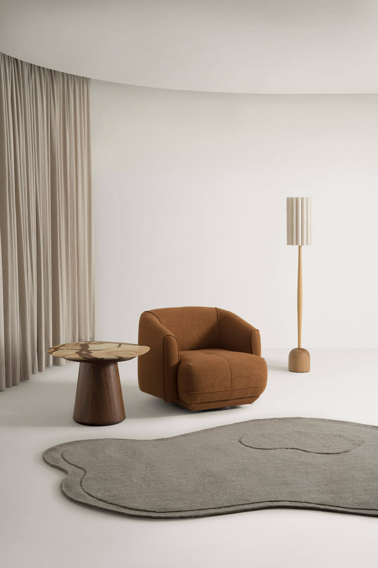 Poltrona Boldinha Giratória